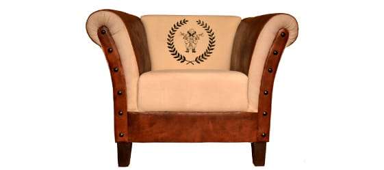 Jute & leather furniture